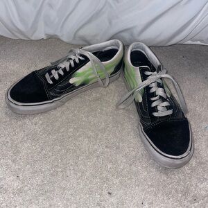 green flame vans